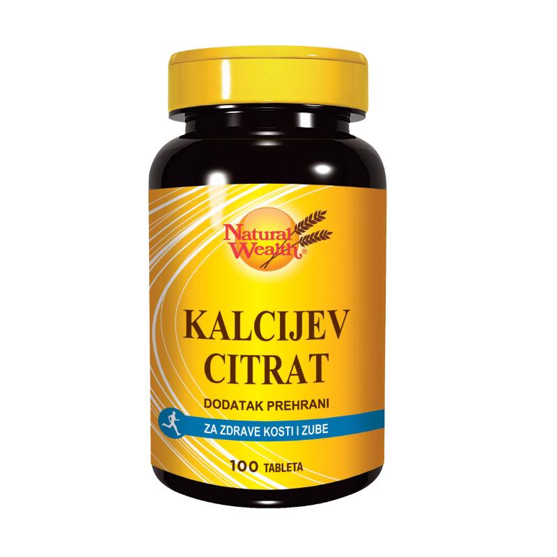 Natural Wealth Kalcijev citrat tablete a100