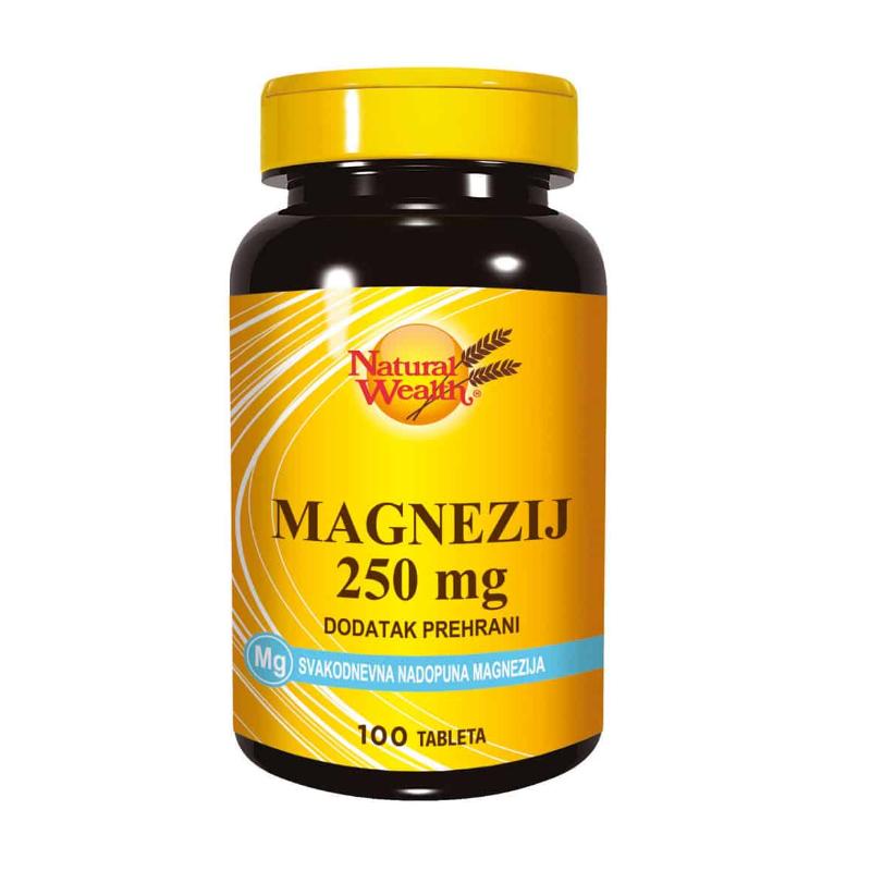 nw magnezij 250mg tbl a 100