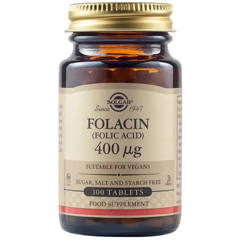 Solgar folna kiselina 400 mcg tbl a 100