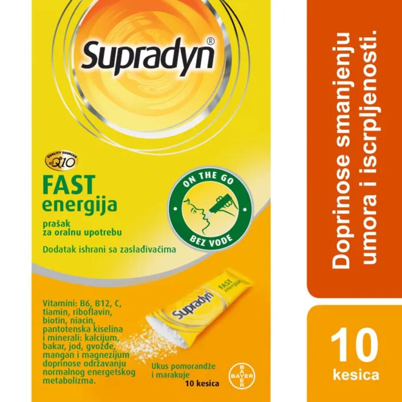 Supradyn fast energija kesice a 10