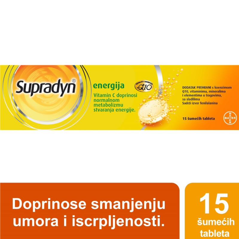 Supradyn Q 10 sumece tablete a 15