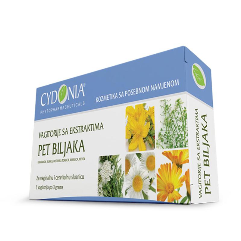 Cydonia Vagitorije sa ekstraktom pet biljaka 5/1