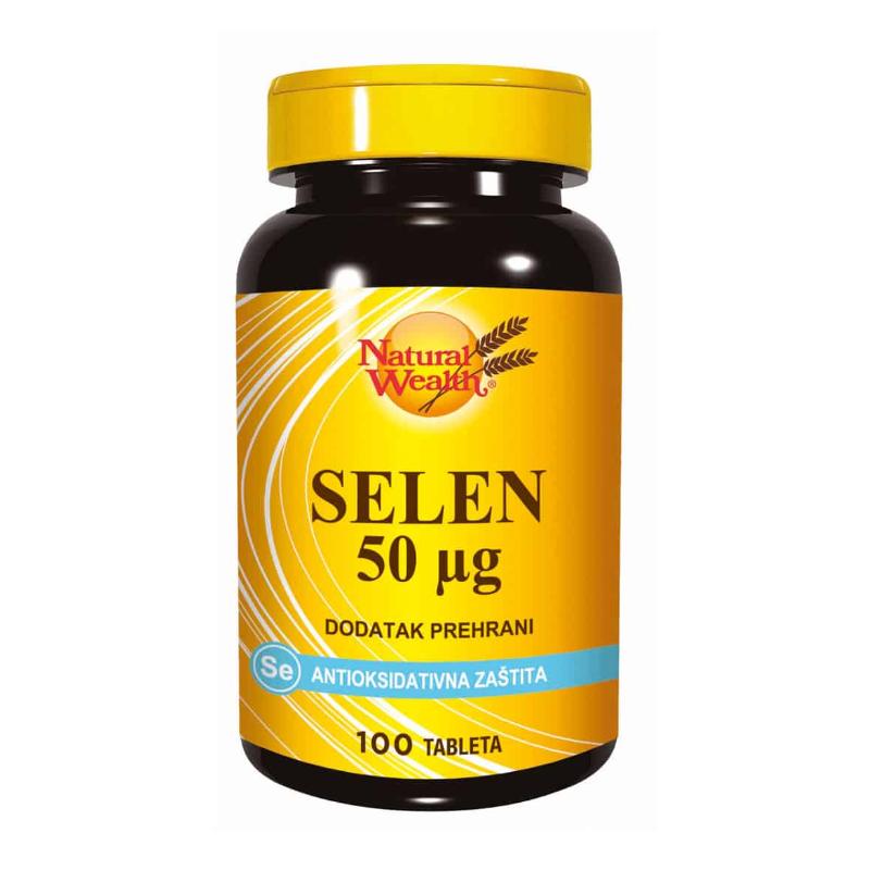 Natural Wealth Selen 50 µg tablete a 100