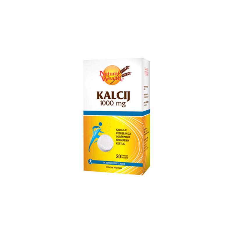 nw kalcij 1000 mg eff a 20