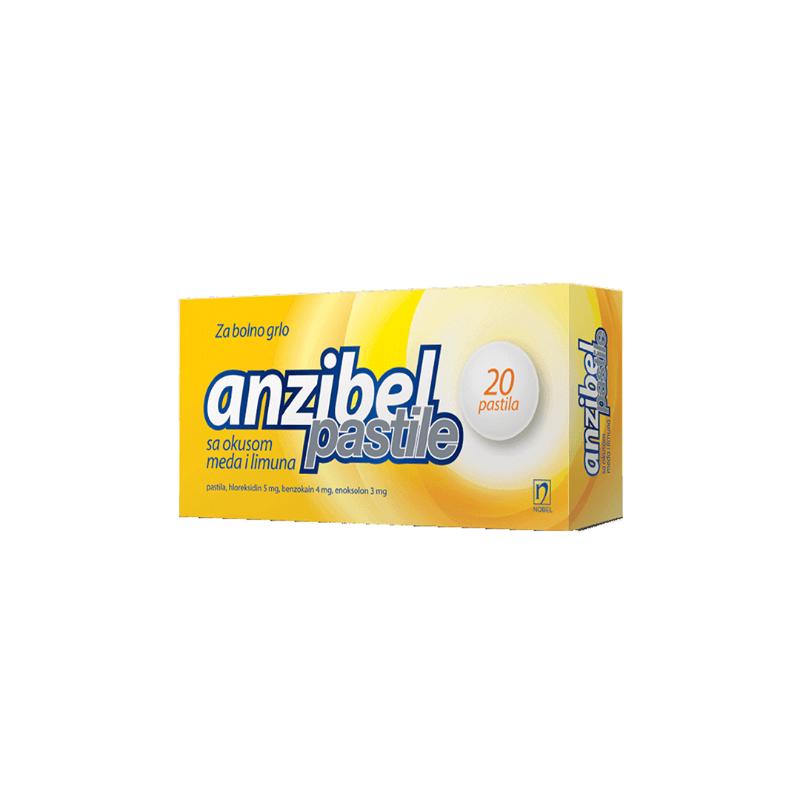 Anzibel pastile med i limun a 20