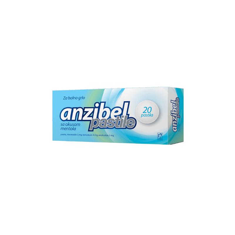 anzibel pastile menthol a 20