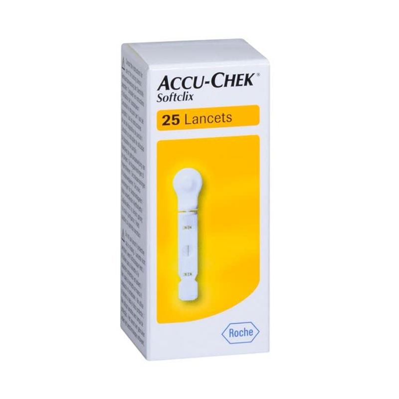 Accu chek soft clix lancete a 25
