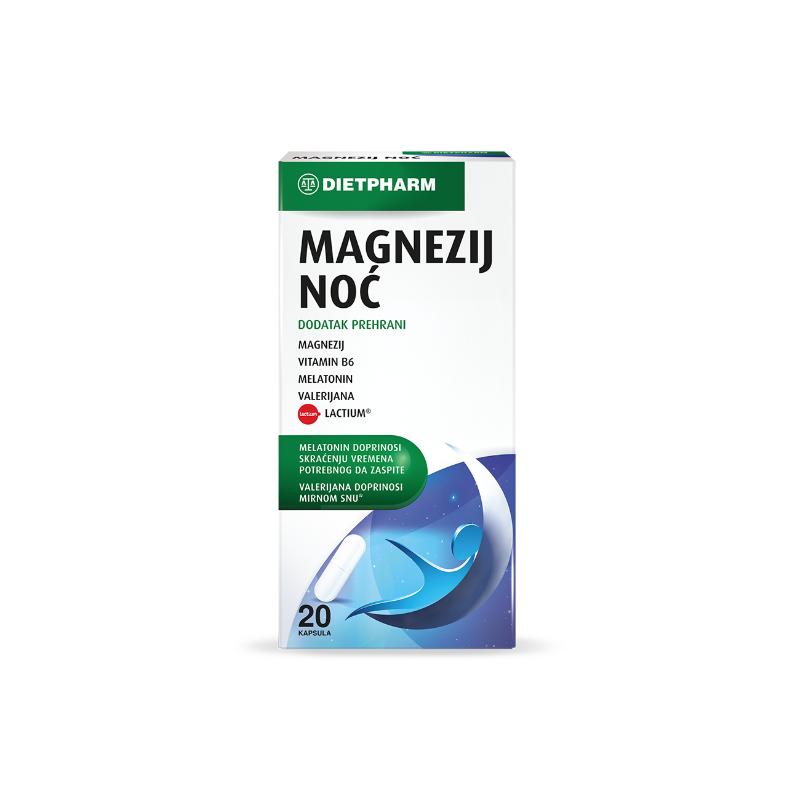 Dietpharm Magnezij Noć kapsule a20
