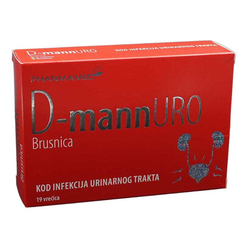 D-mannUro brusnica plv a 19; 1+1 gratis