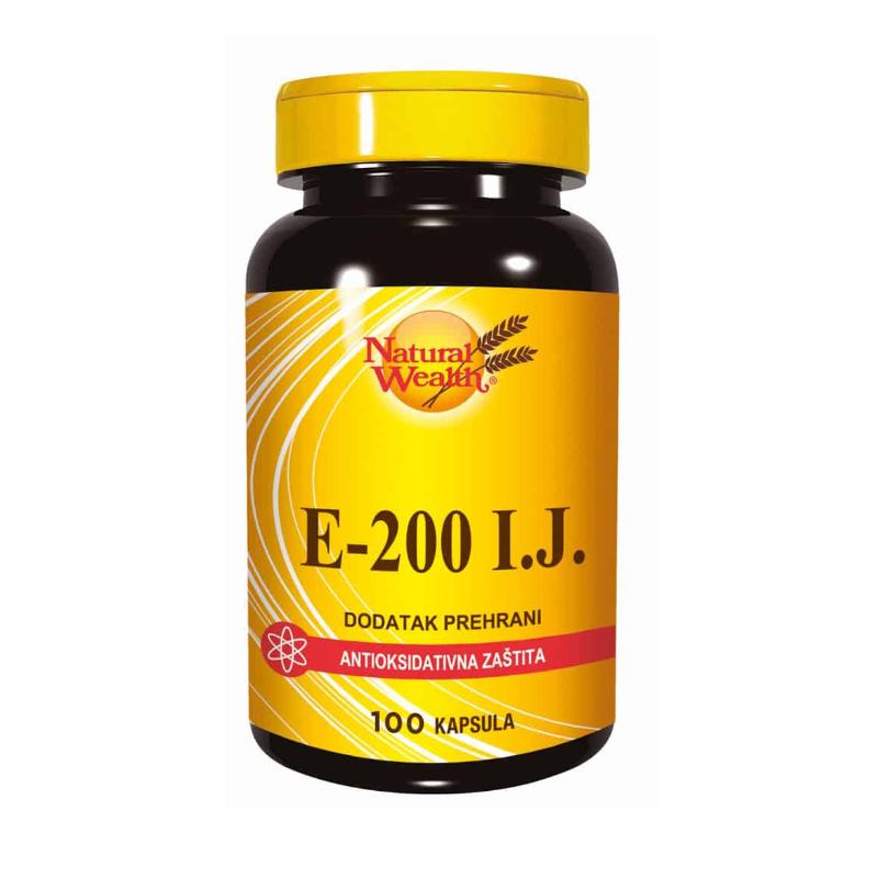 Natural Wealth Vitamin E-200 I.J. kapsule a100