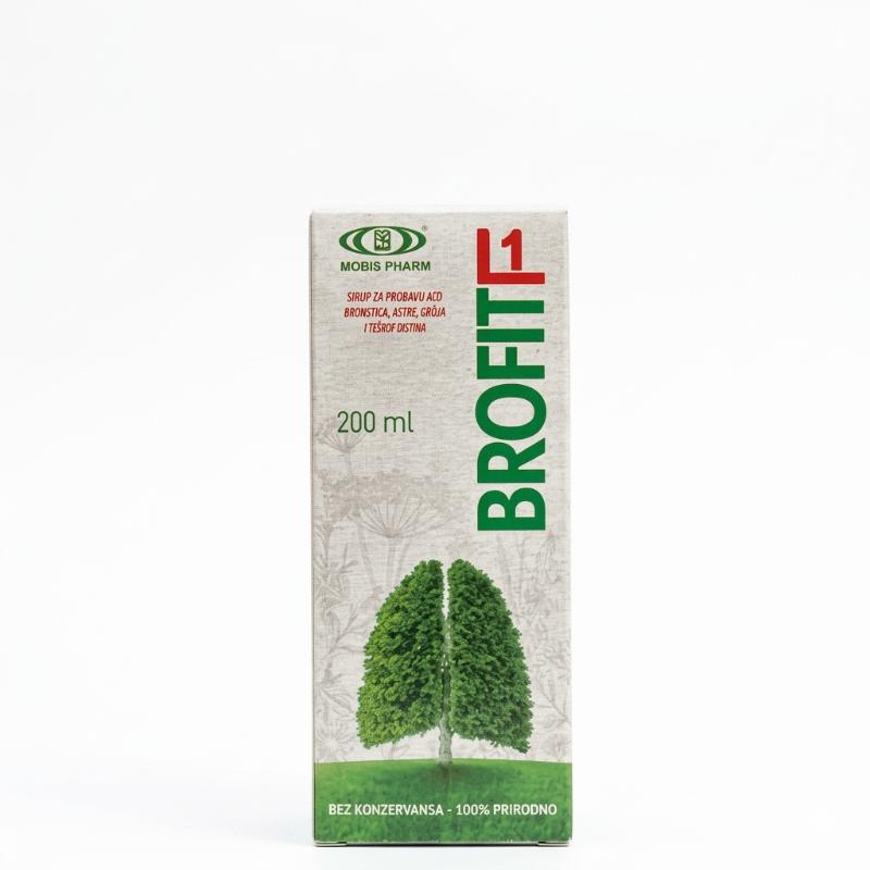 Brofit 1 pomaže kod bronhitisa, astme i kašlja 200 ml