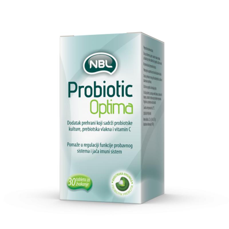 NBL Probiotic Optima tablete za žvakanje a30