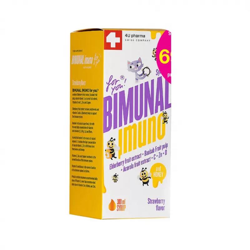 4U pharma Bimunal Imuno Adults za prirodno jačanje imuniteta za odrasle