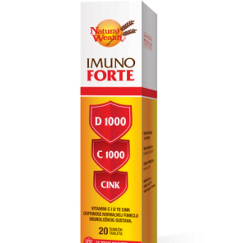 NW IMUNO FORTE 1000IU +C 1000+CINK