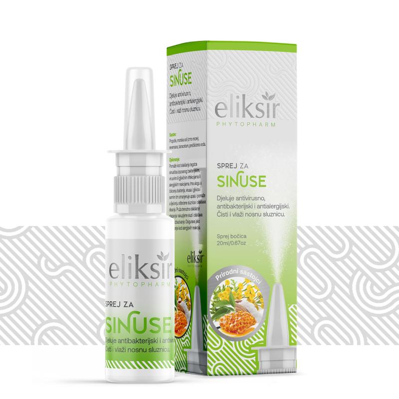 Eliksir sprej za sinuse 20 Ml