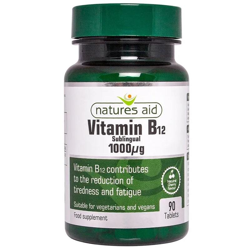 Vitamin B12 sublingualne tbl 90x1000 Mcg
