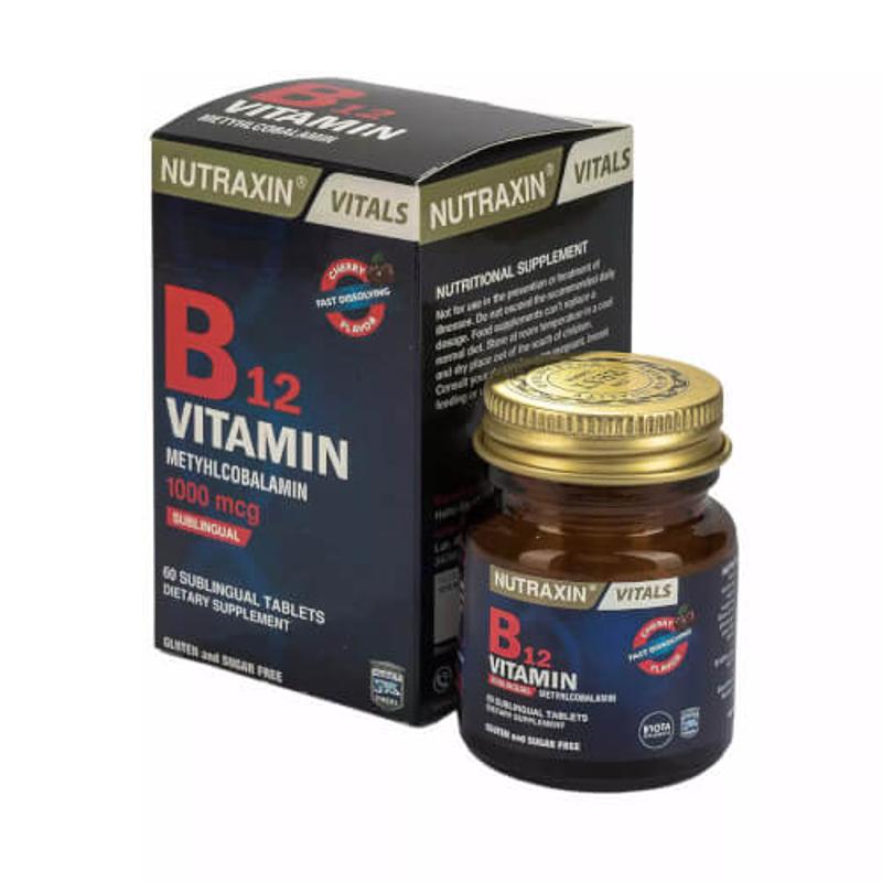NUTRAXIN VITAMIN B12 1000 mg sublingvalne tabl.