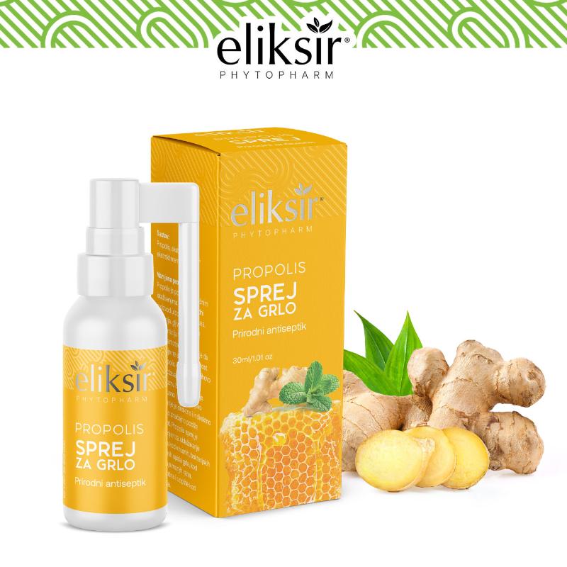 Eliksir Propolis Sprej Za Grlo Odrasli 30 Ml