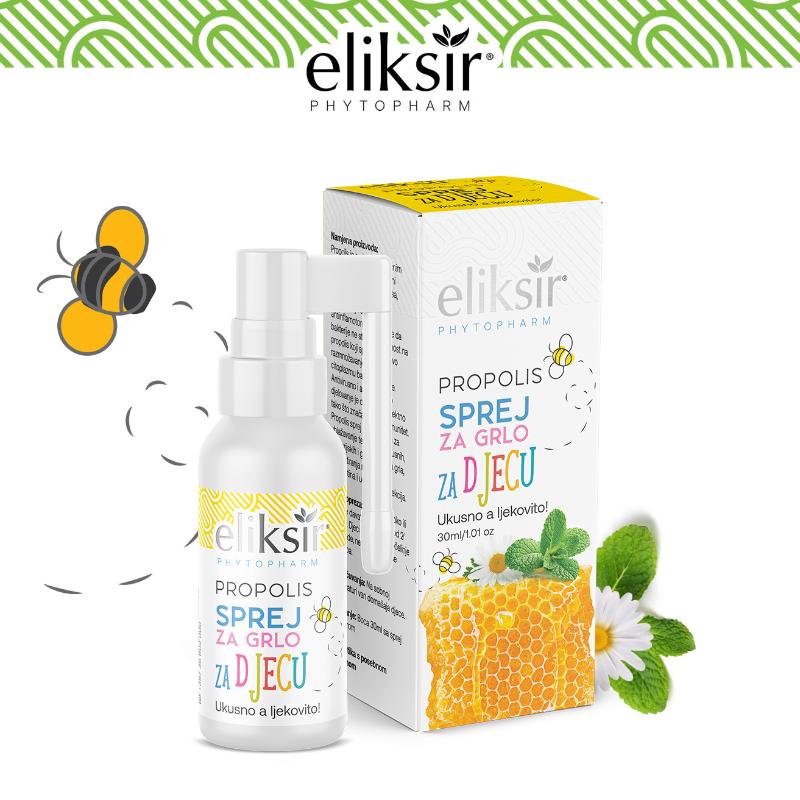 Eliksir Propolis Sprej Za Grlo Djeca 30 Ml