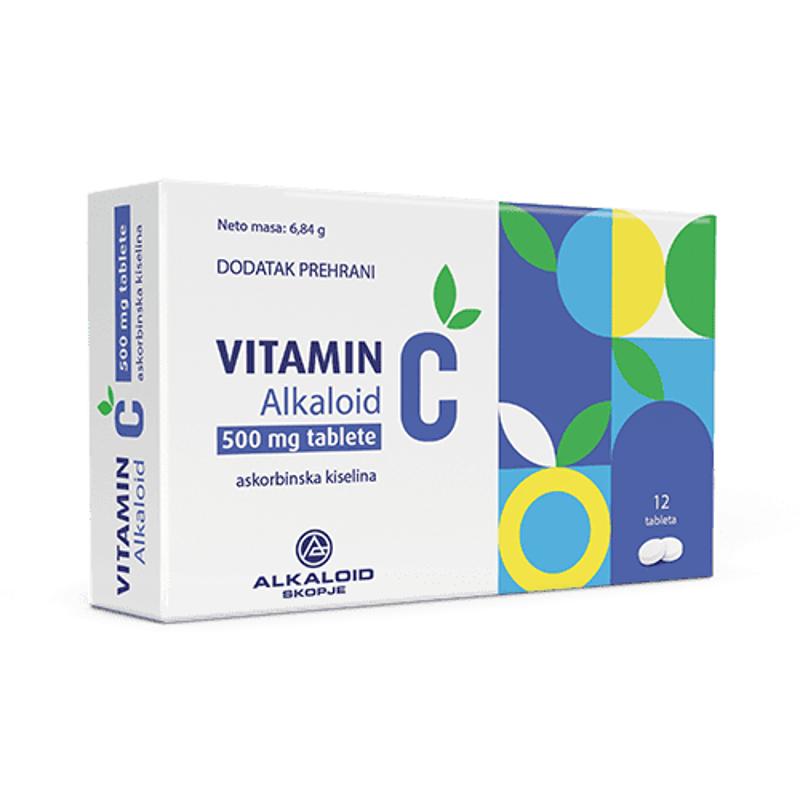 VITAMIN C tbl 12x500 mg