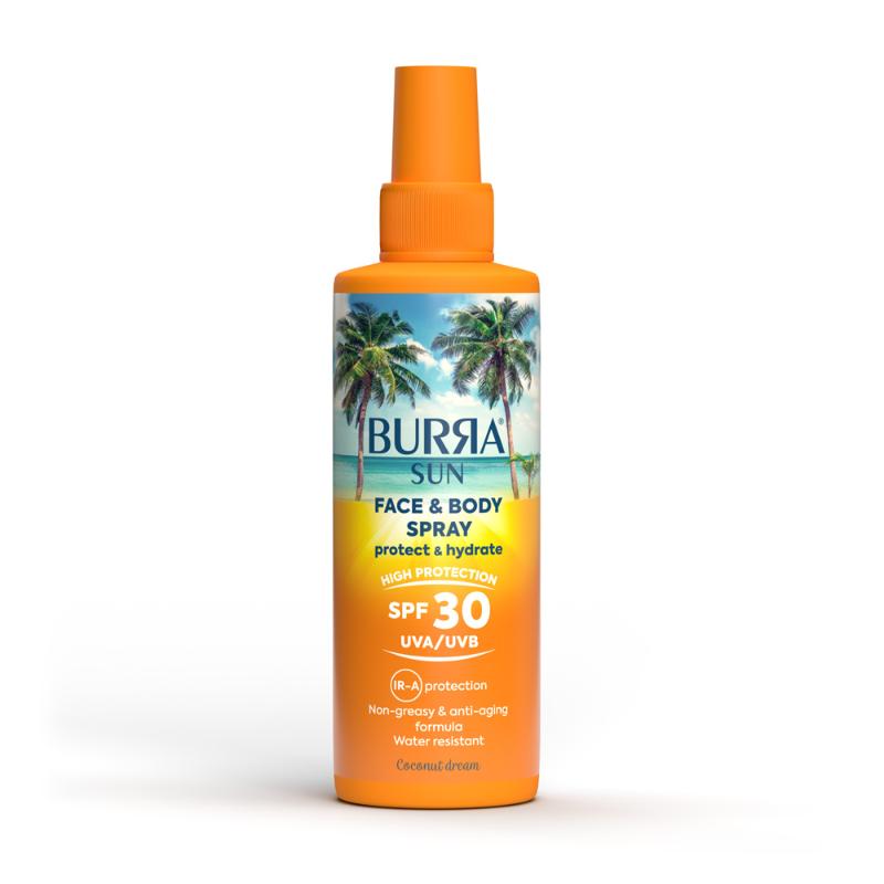 Burra Sun Face Body Spf30, Spray
