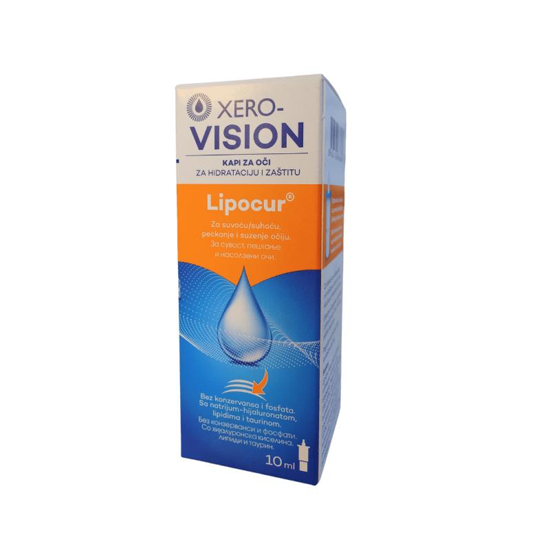 Xero-Vision Lipocur Kapi Za Oči Za Hidra I Zaštitu 10 Ml
