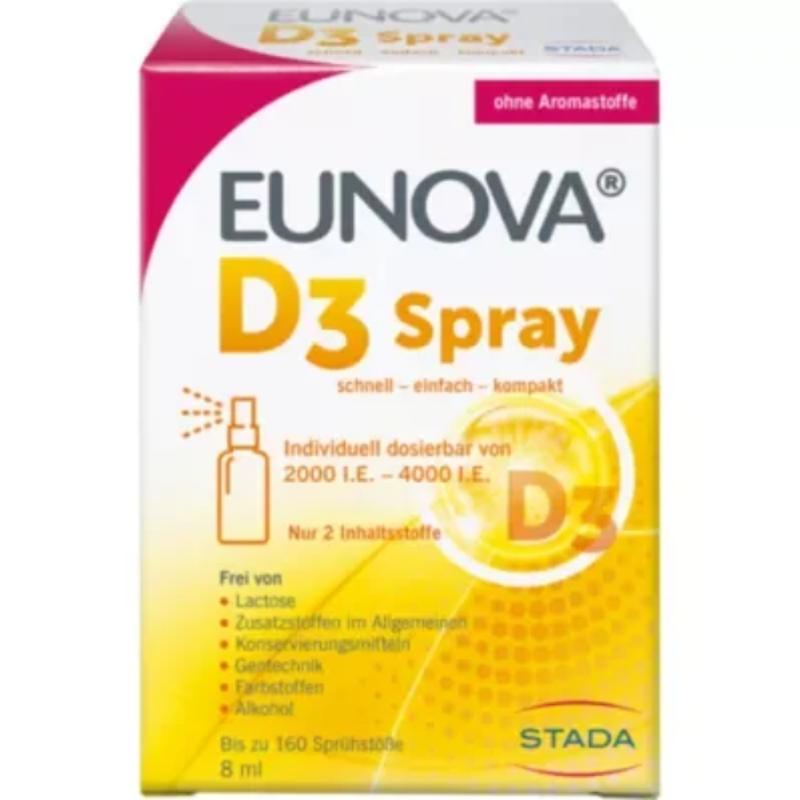 EUNOVA D3 ORALNI SPREJ 8ML