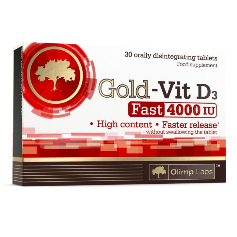Gold-Vit D3 Fast 4000iu oriblete a 30