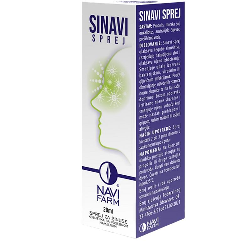 Navifarm Sinavi Sprej Za Sinuse 20ml