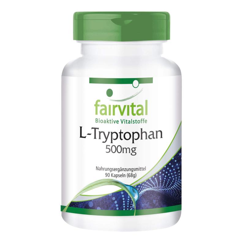 FAIRVITAL L-triptofan 500 mg a 90