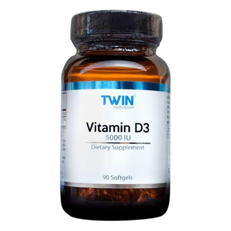 TWIN NUTRITION VITAMIN D3 CAPS 90X5000