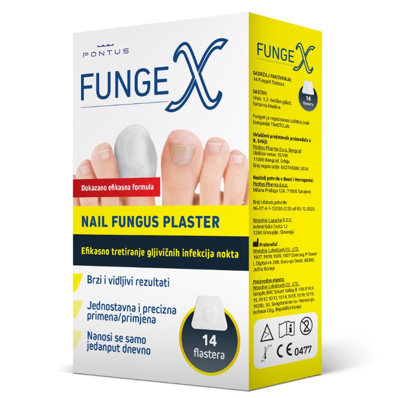 FUNGEX NAIL FUNGUS FLASTERI A14