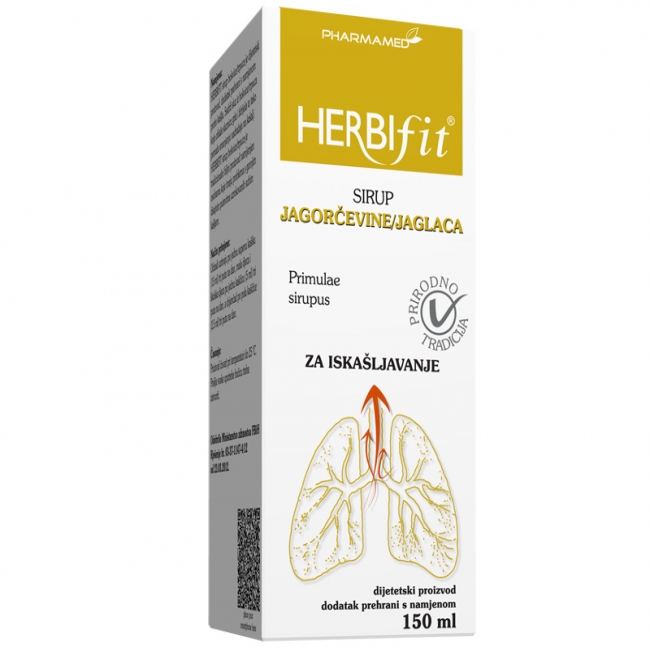 Pharmamed HERBIfit sirup jagorčevine za iskašljavanje 150 ml