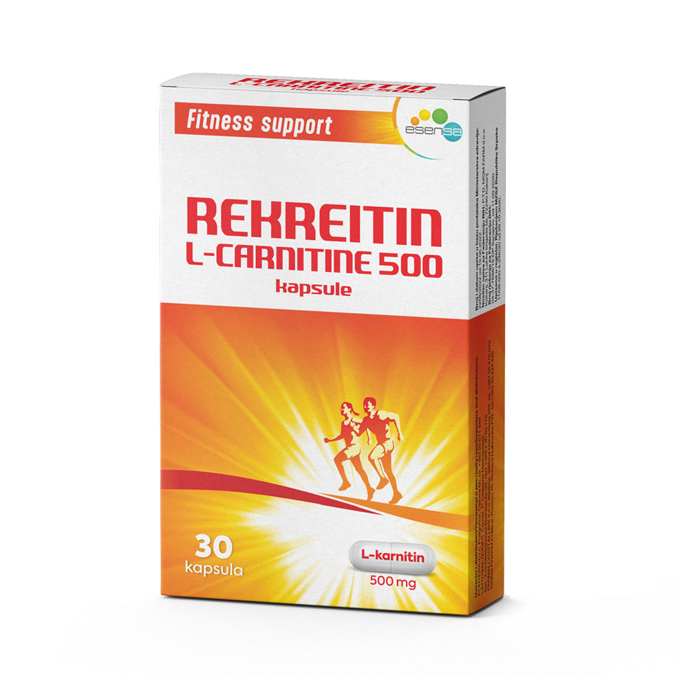 Esensa Rekreitin L-karnitin 500 mg 30 kapsula