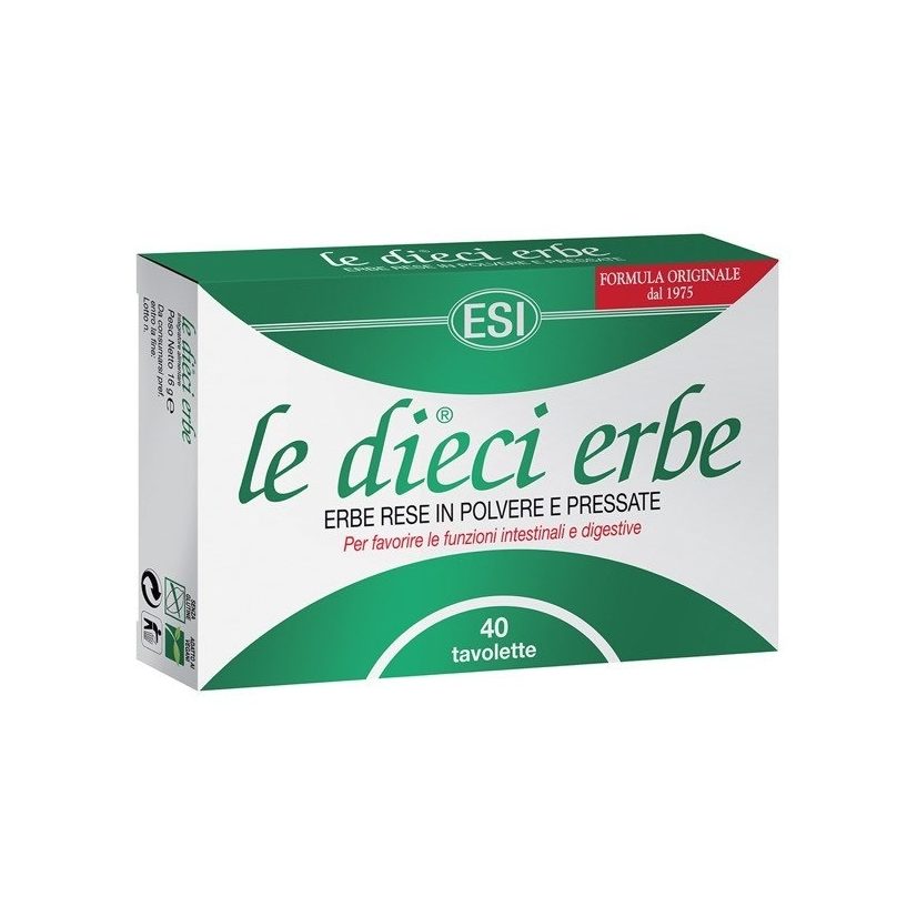 Esi Le dieci erbe tablete a40 (10 ljekovitih biljaka)