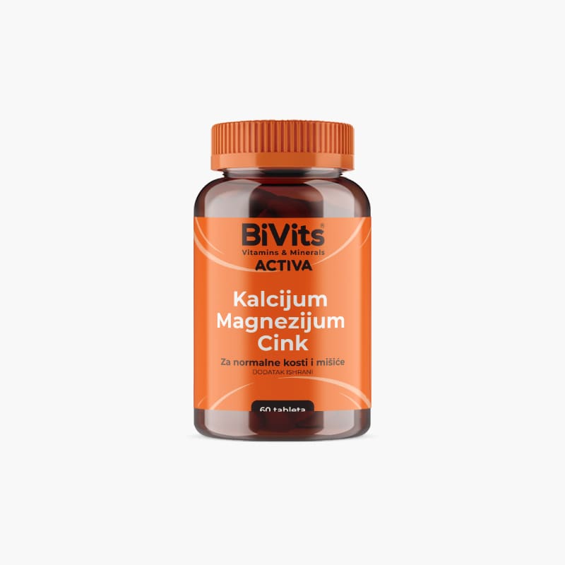 BiVits Kalcijum Magnezijum Cink tablete a60
