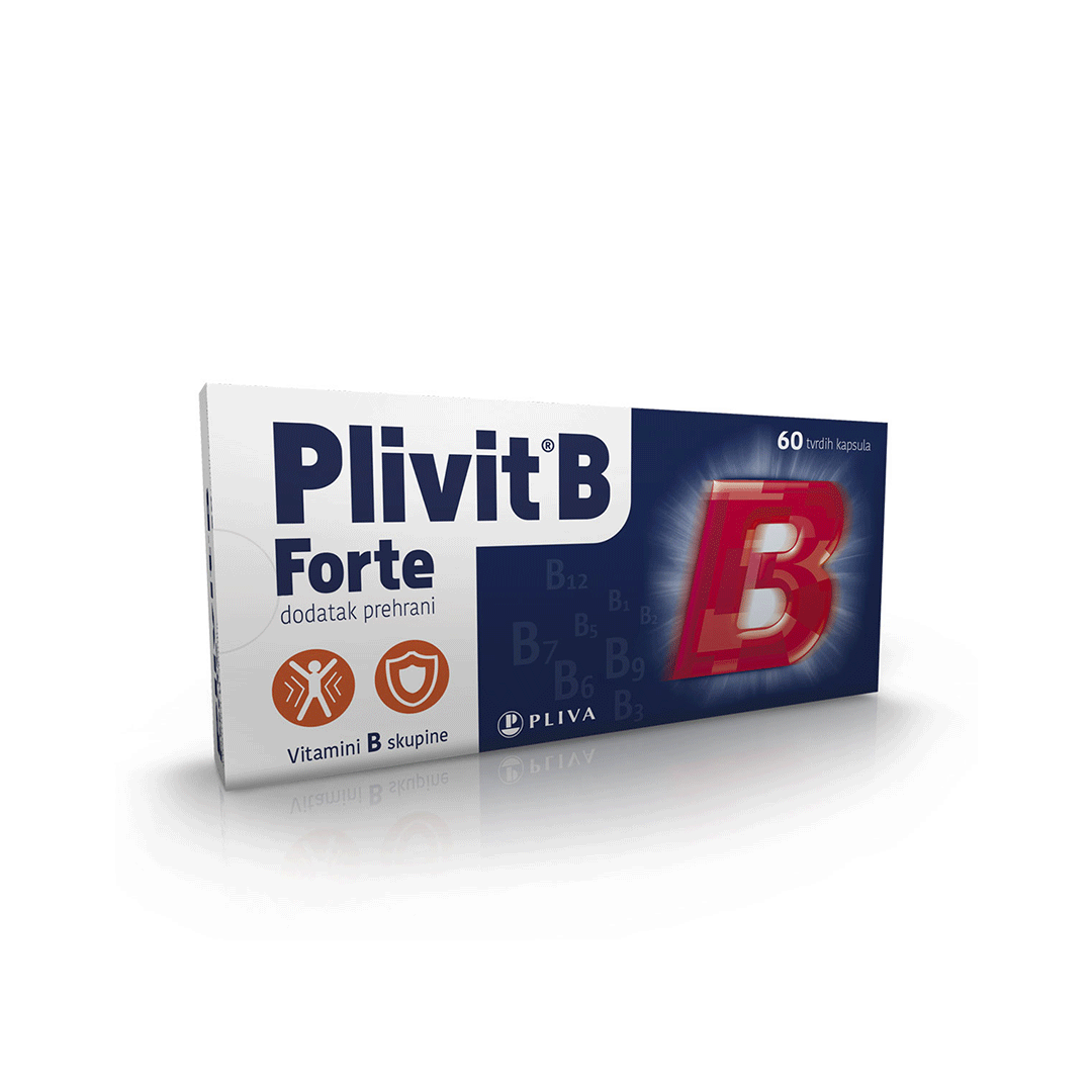 Pliva Plivit B Forte vitamini B skupine kapsule a60