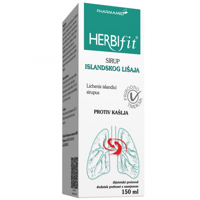 Pharmamed HERBIfit sirup islandski lišaj 150 ml