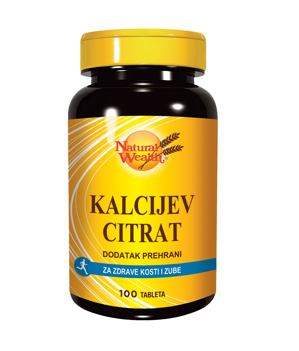 Natural Wealth Kalcijev citrat tablete a100