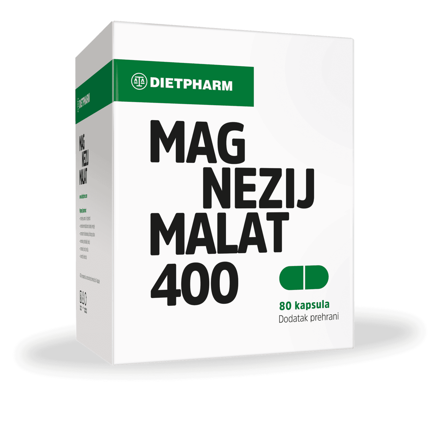 Dietpharm Magnezij Malat 400 kapsule a80