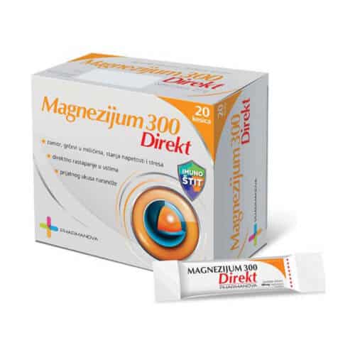 Pharmanova Magnezij 300 Direkt vrećice a20 narandza