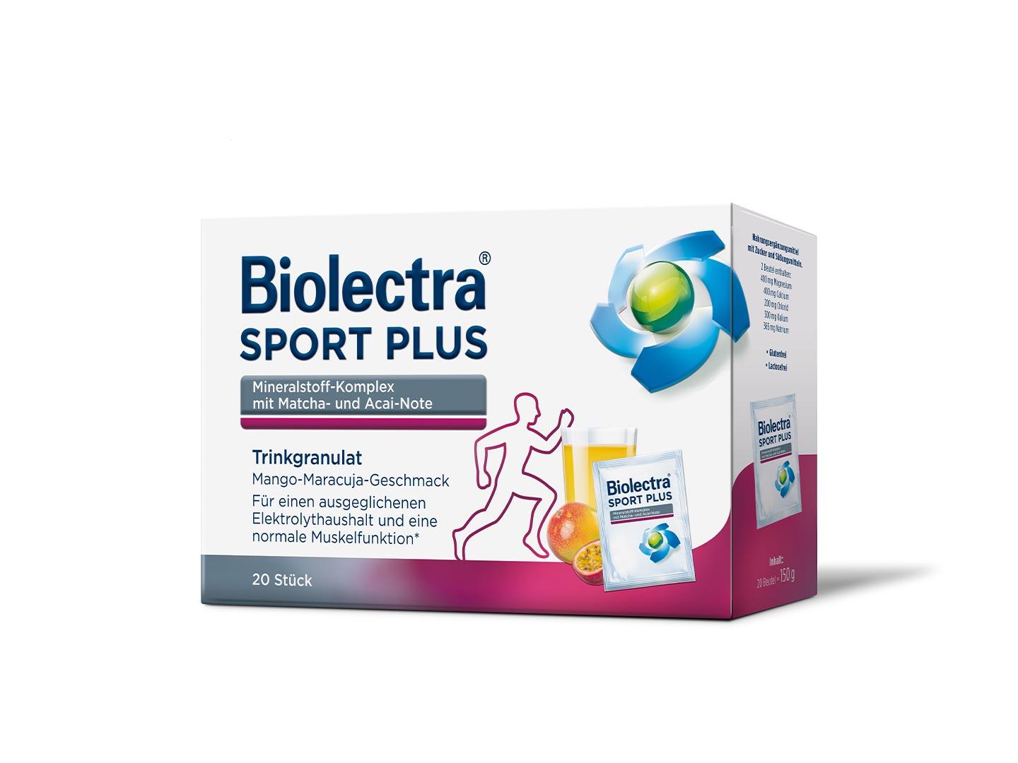 BIOLECTRA SPORT PLUS GRANULE ZA ORAL. RATVOR A 20