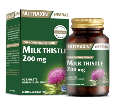 NUTRAXIN MILK THISTLE 200 MG TBL A60