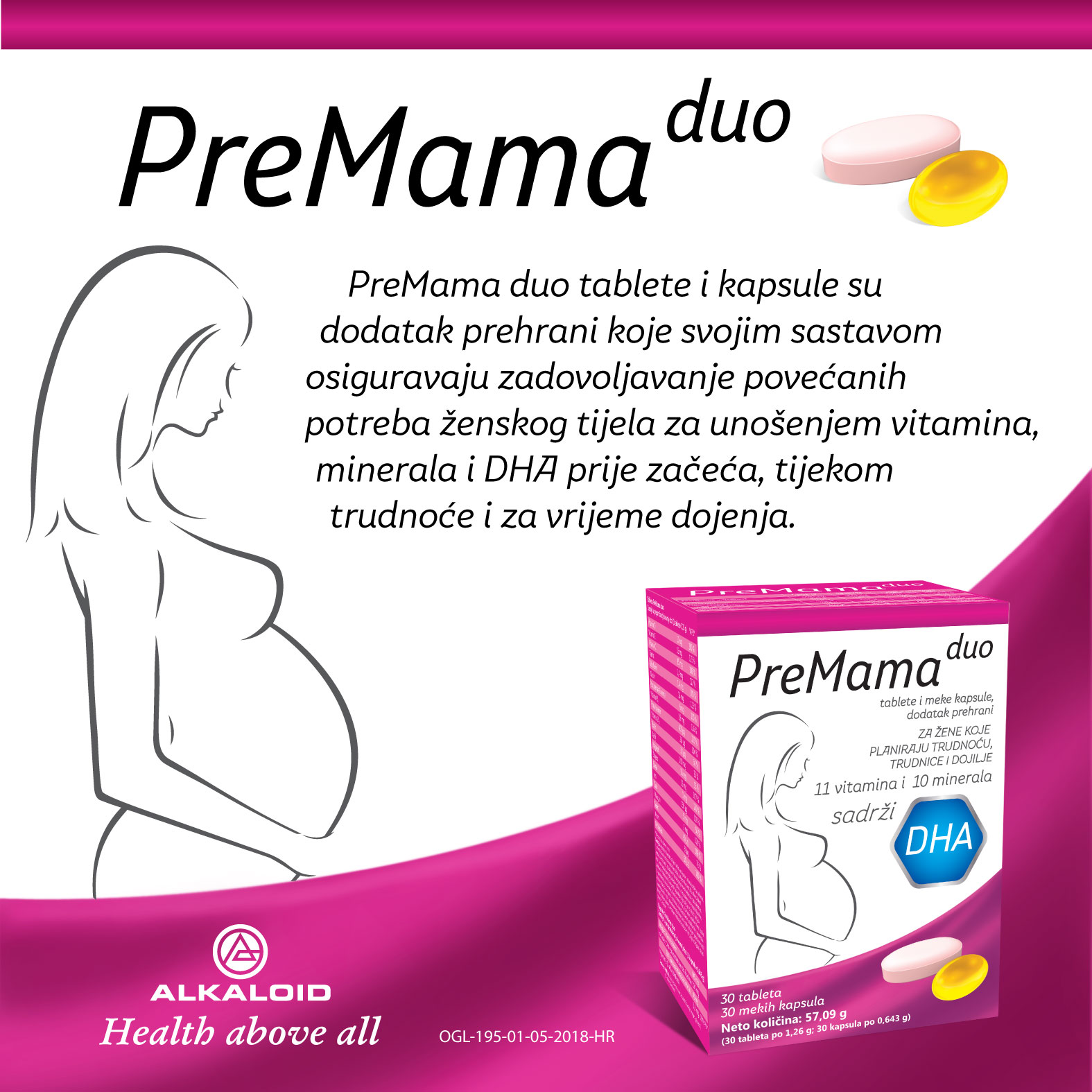 Premama duo soft gel cps